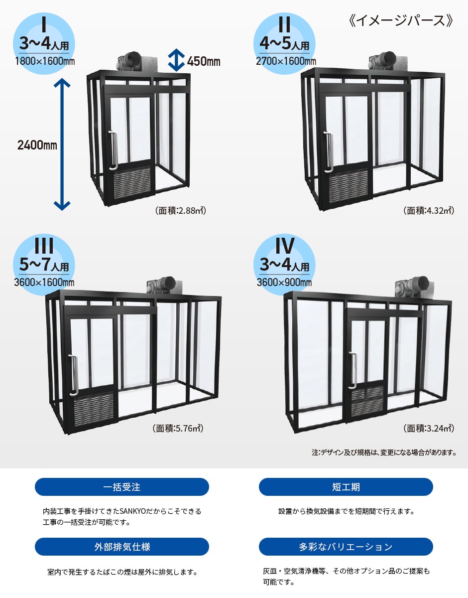 喫煙専用室 Fパッケージ