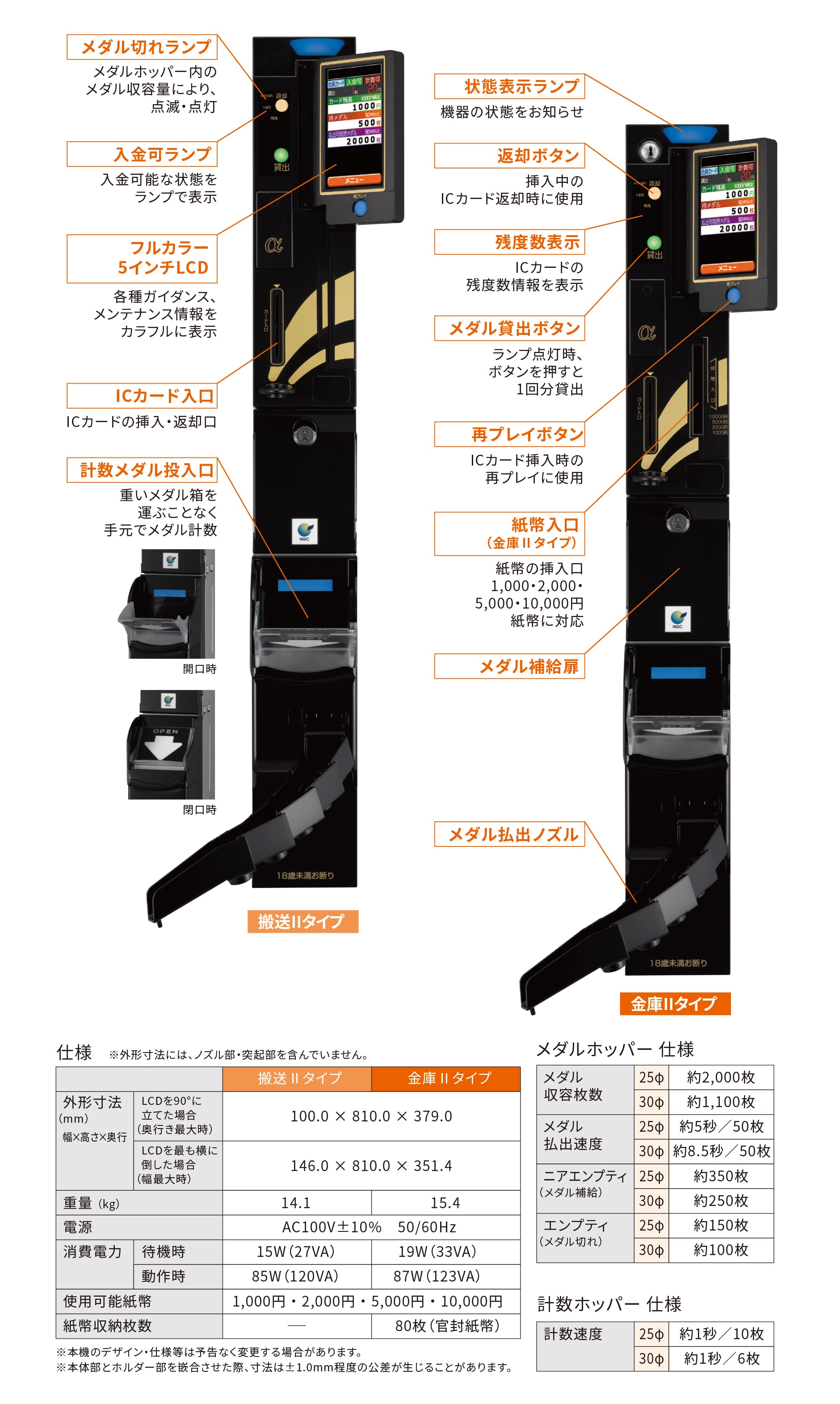 G∞WIN'Z MCα【VT】【VTD】 製品ラインナップ