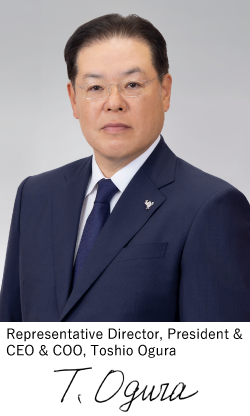 Toshio Ogura, Chairman and Representative Director (CEO and COO)